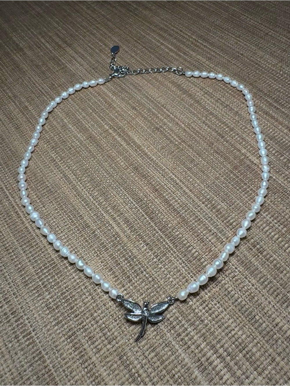 Cookie Lee Y2K Pearl Dragonfly Necklace